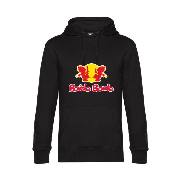 RaideBoule- Sweat à capuche original Black - RueDuTeeshirt