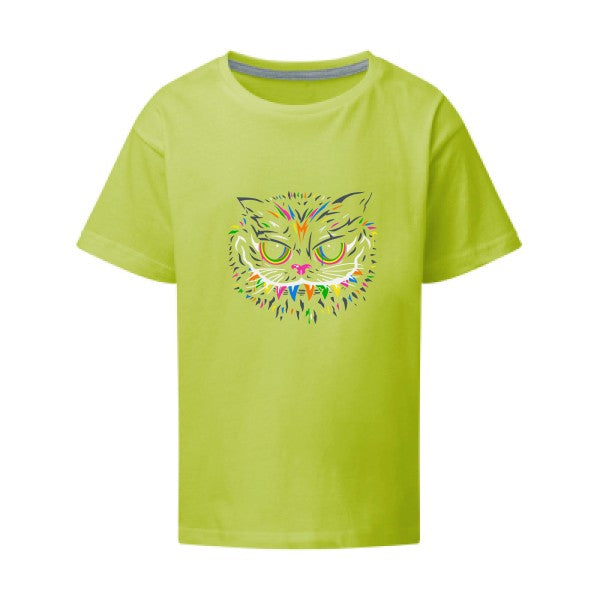 Le chat du Cheshire SG - Kids T-shirt enfant Lime Taille 152 (11-12/2XL)