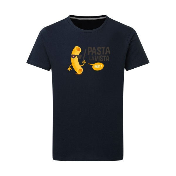 T-shirt homme Pasta la vista - T-shirt humoristique pour les amateurs de pâtes Navy 5XL