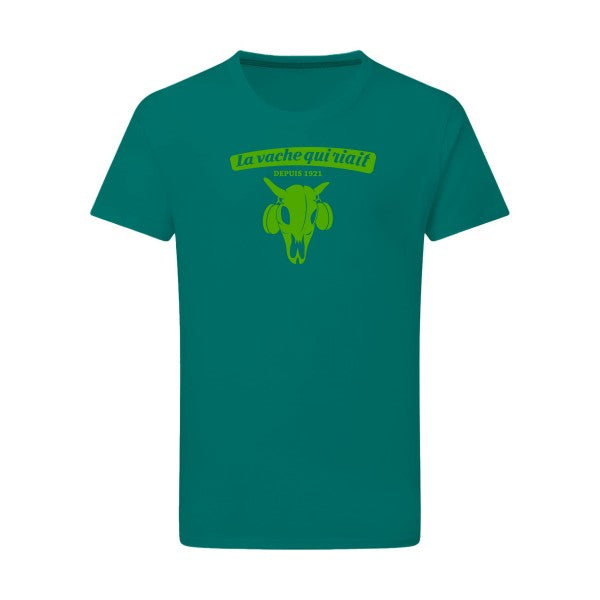 vache qui riait vert pomme -Flex vert pomme sur T-shirt SG  Emerald Green  2XL