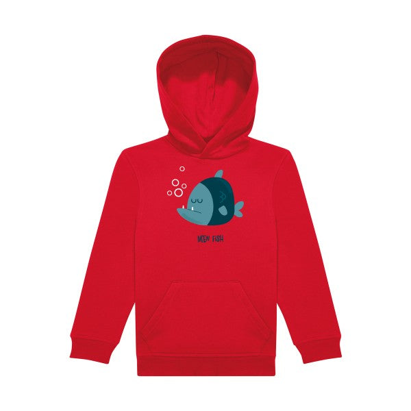 sweat capuche enfant Red M-en-fish