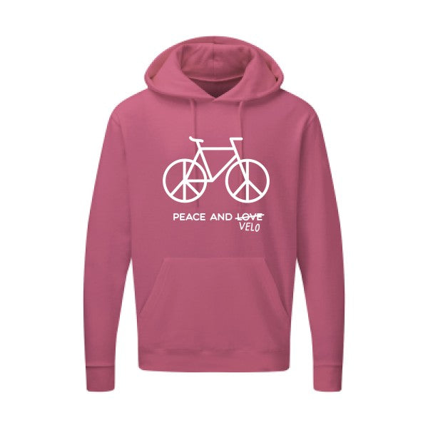 Peace and vélo Blanc SG - Hooded Sweatshirt Sweat capuche