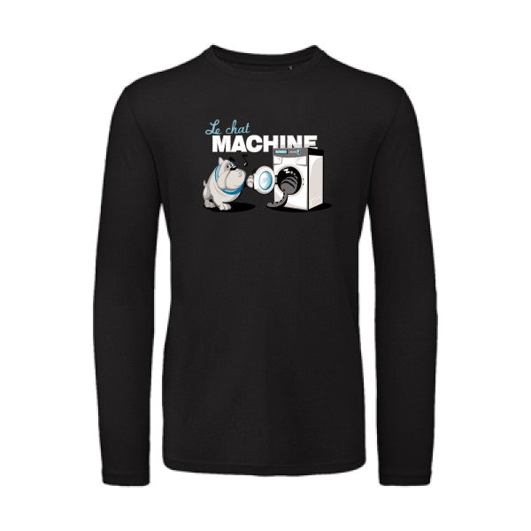 Le Chat Machine | T-shirt original LSL Black 2XL