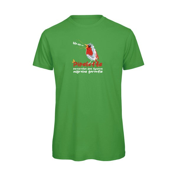 T-shirt humour original Pipelette T Shirt couleur Real Green