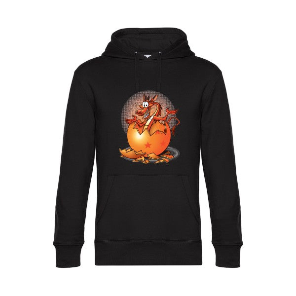 Dragon-surprise- Sweat à capuche original Black - RueDuTeeshirt