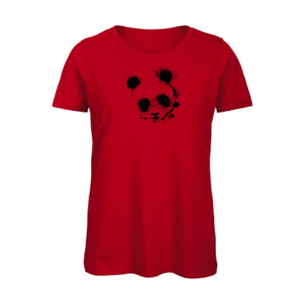 panda- T-shirt original - t-shirt original femme Red
