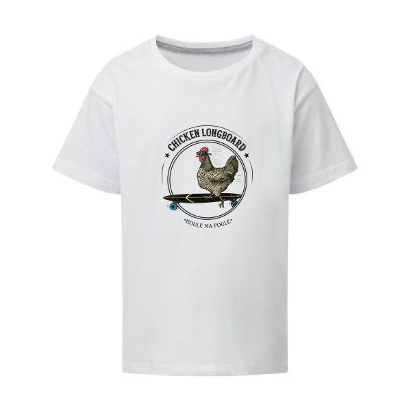 Chicken Longboard SG - Kids T-shirt enfant White Taille 152 (11-12/2XL)