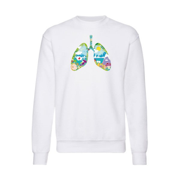 happy lungs Fruit of the loom 280 g/m² Sweat shirt