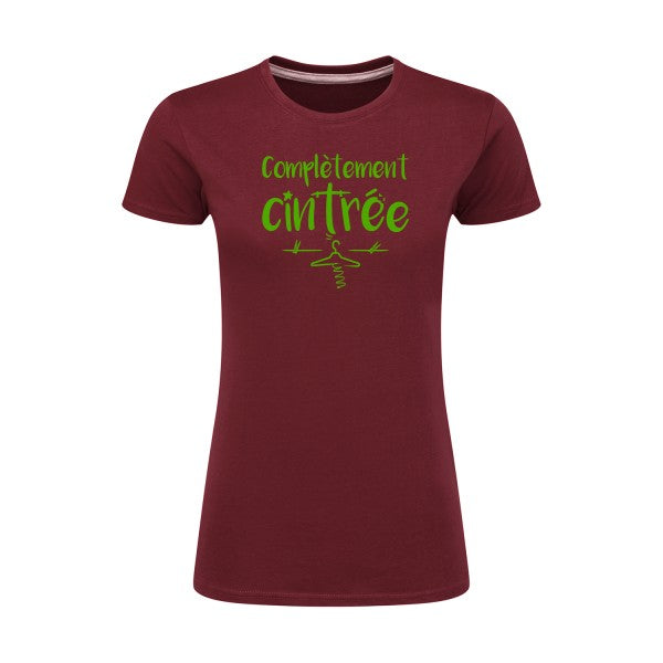 Complètement cintré  |Vert pomme |T shirt original femme|SG