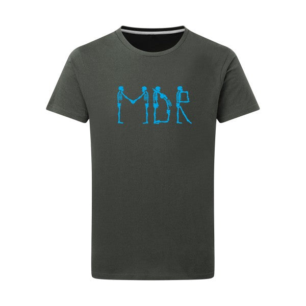 MDR - Flex bleu clair Tshirt original Charcoal  5XL