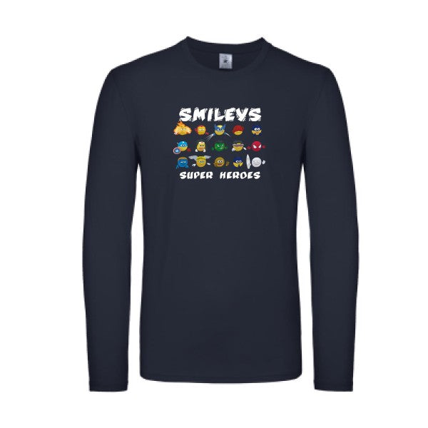 Super Smileys B&C - E150 LSL T-shirt manches longues léger