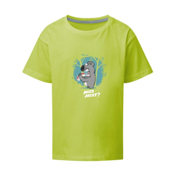 Need meat ? SG - Kids T-shirt enfant Lime Taille 152 (11-12/2XL)