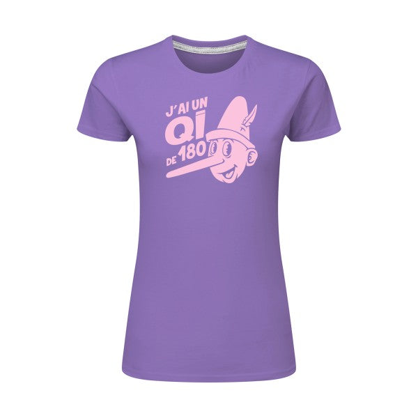 Quotient intellectuel Rose |T shirt original femme|SG