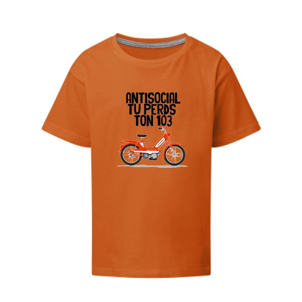 Antisocial SG - Kids T-shirt enfant Orange Taille 152 (11-12/2XL)