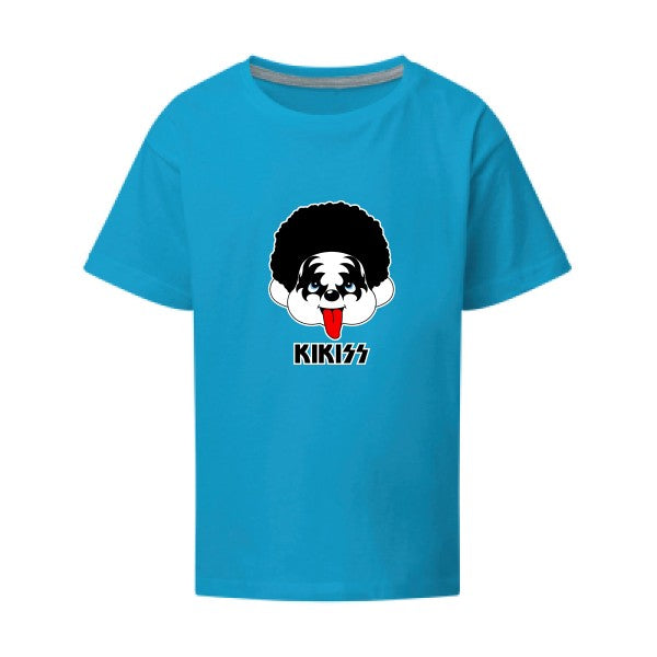 KIKISS SG - Kids T-shirt enfant Turquoise Taille 152 (11-12/2XL)