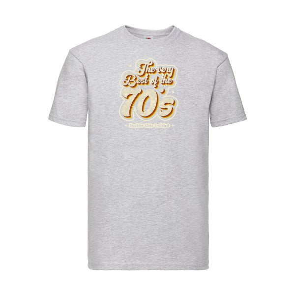 70s Fruit of the loom 205 g/m² T-shirt/ heather grey