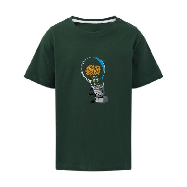 Le penseur SG - Kids T-shirt enfant Bottle Green Taille 152 (11-12/2XL)