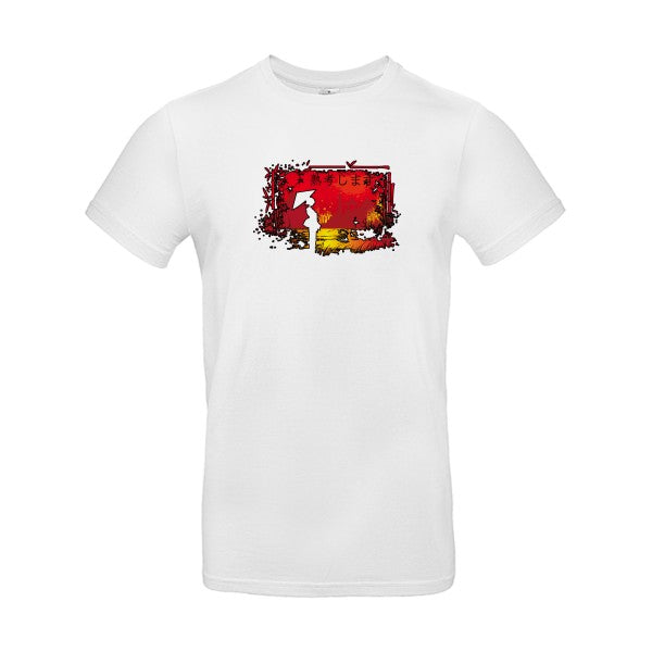 T-shirt humour original Contemplation T Shirt couleur White