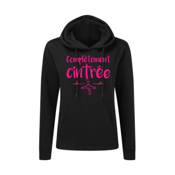 Complètement cintré Rose Fluo |Sweat original à capuche Femme