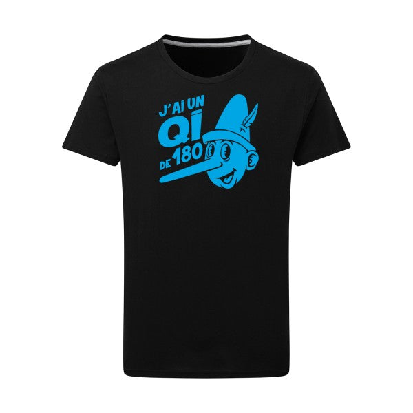 Quotient intellectuel - Flex bleu clair Tshirt original Dark Black  4XL