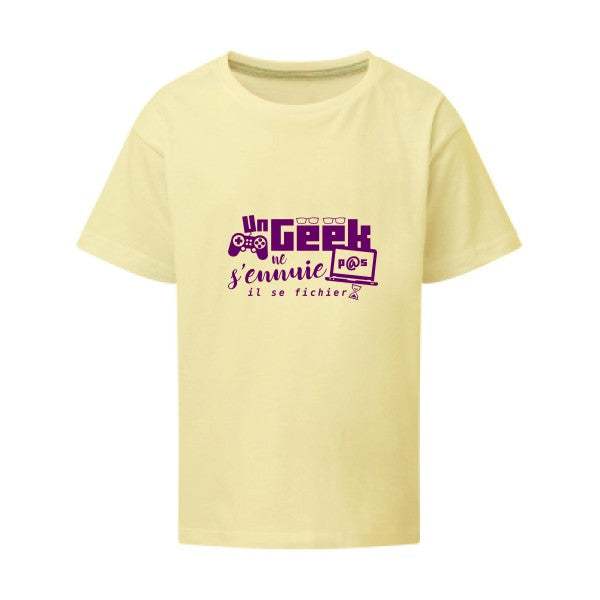 Un geek ne s'ennuie pas Flex Violet SG - Kids T-shirt enfant Anise Flower Taille 152 (11-12/2XL)