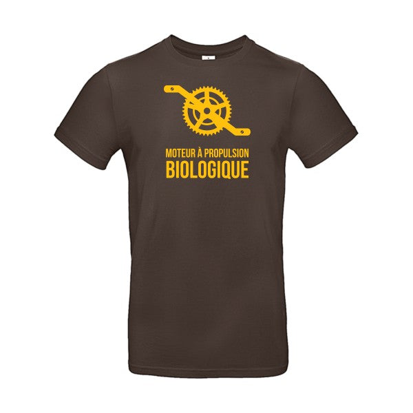 Cyclisme & écologieFlex jaune or - E190 T-shirt|Brown||2XL