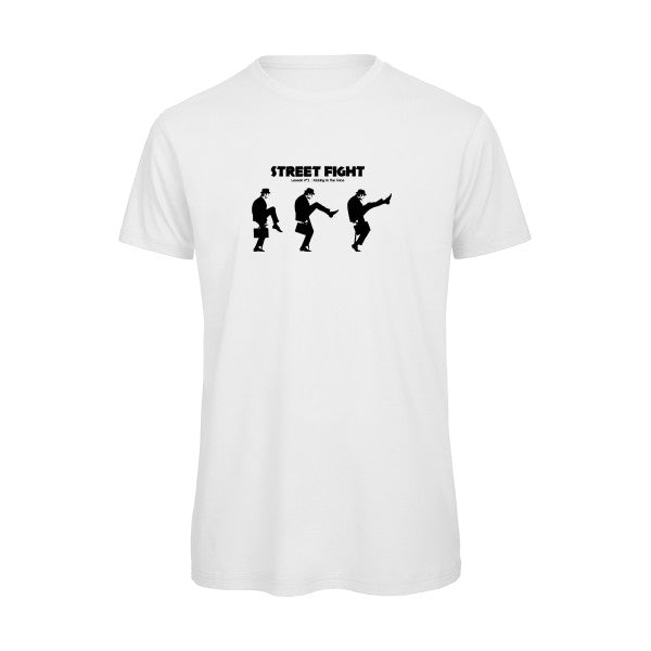 T-shirt humour original British Fight T Shirt couleur White