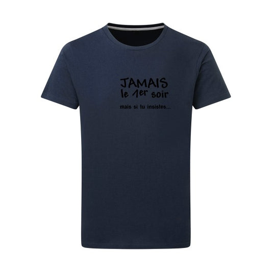 JAMAIS... - Flex noir Tshirt original Denim  XL