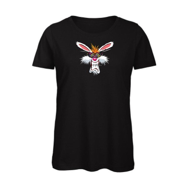 Rabbit-- - t-shirt original femme Black