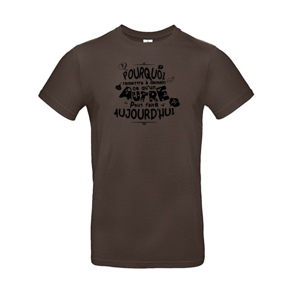 L'art de déléguerFlex noir - E190 T-shirt|Brown||2XL