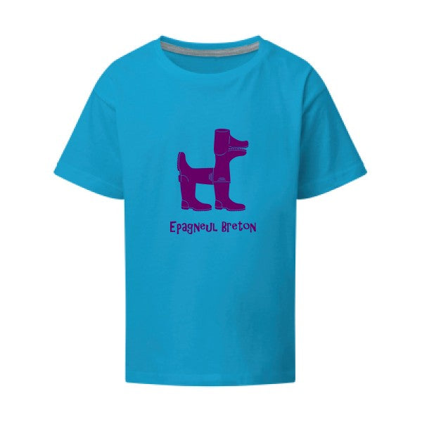 Epagneul breton Flex Violet SG - Kids T-shirt enfant Turquoise Taille 152 (11-12/2XL)