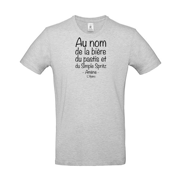 prière de l'apéroFlex noir - E190 T-shirt|Ash||2XL