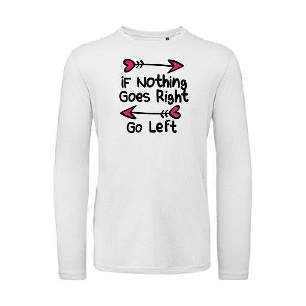 Go right  | T-shirt original LSL White 2XL