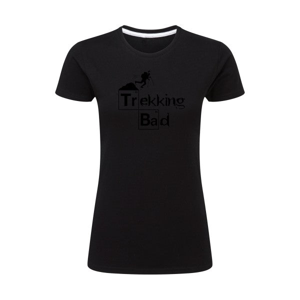 Trekking bad | Noir |T shirt original femme|SG