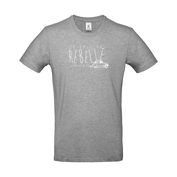 je suis un rebelle Blanc B&C - E190 T-shirt