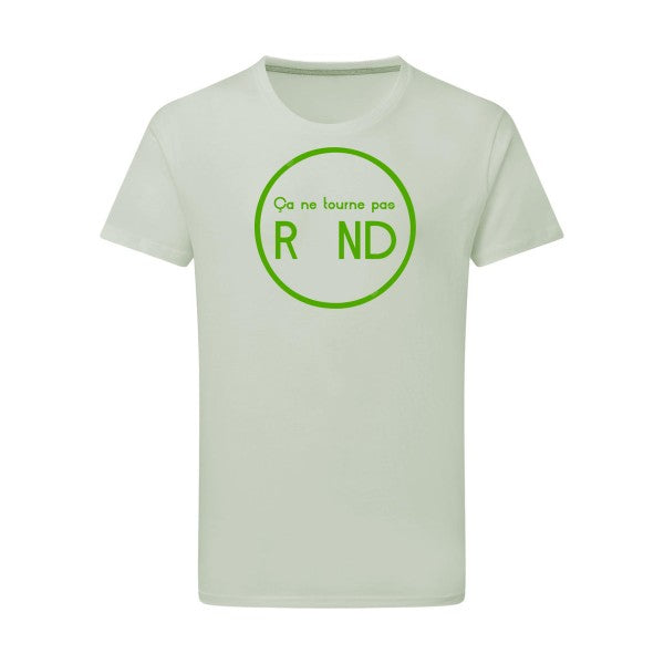 ça ne tourne pas rond ! - Flex Vert pomme Tshirt original Pastel Macchiato  2XL