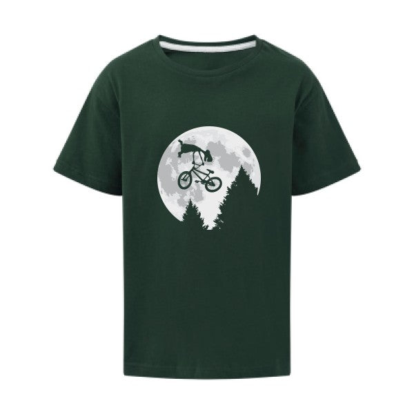 E.T. flip back SG - Kids T-shirt enfant Bottle Green Taille 152 (11-12/2XL)