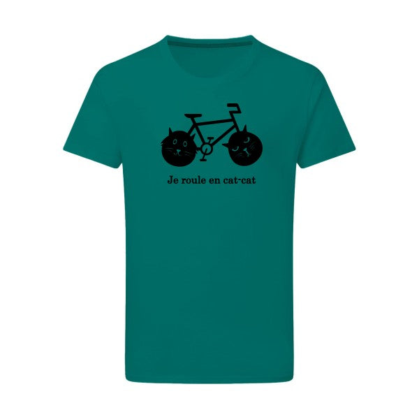 cat-cat bike - Flex noir Tshirt original Emerald Green  2XL