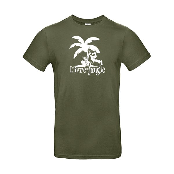 L'ivre de la jungleFlex Blanc - E190 T-shirt|Urban Khaki||2XL