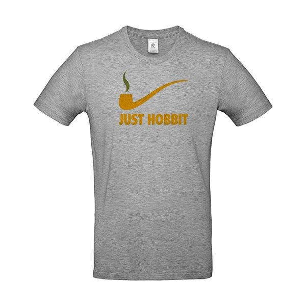 T-shirt humour original Just Hobbit T Shirt couleur Sport Grey