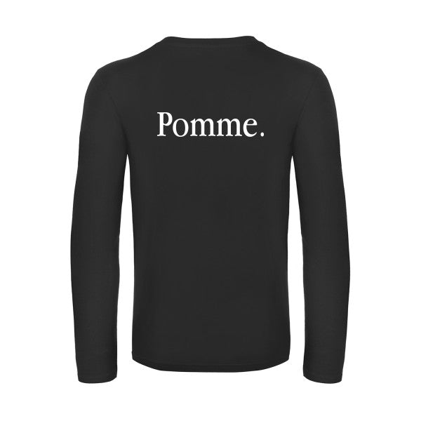 pub subliminale - t shirt- manches- longues- original- humour- Black impression Dos