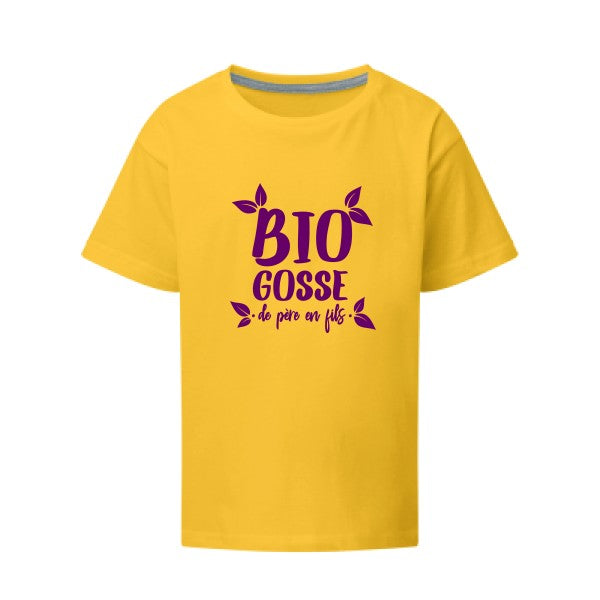 BIO GOSSE  Flex Violet SG - Kids T-shirt enfant sunflower Taille 140 (9-10/XL)