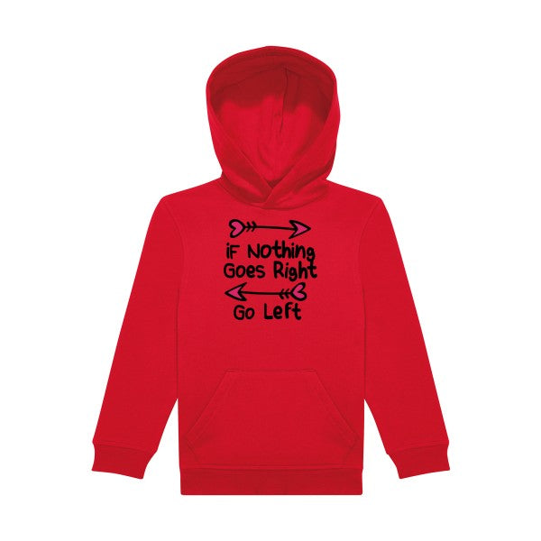 sweat capuche enfant Red Go-right-