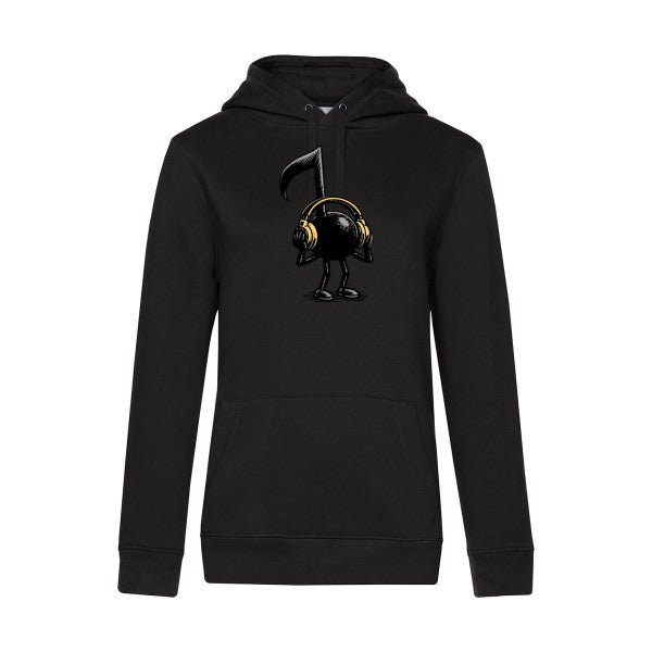 La musique dans la peau RueDuTeeshirt Sweat capuche