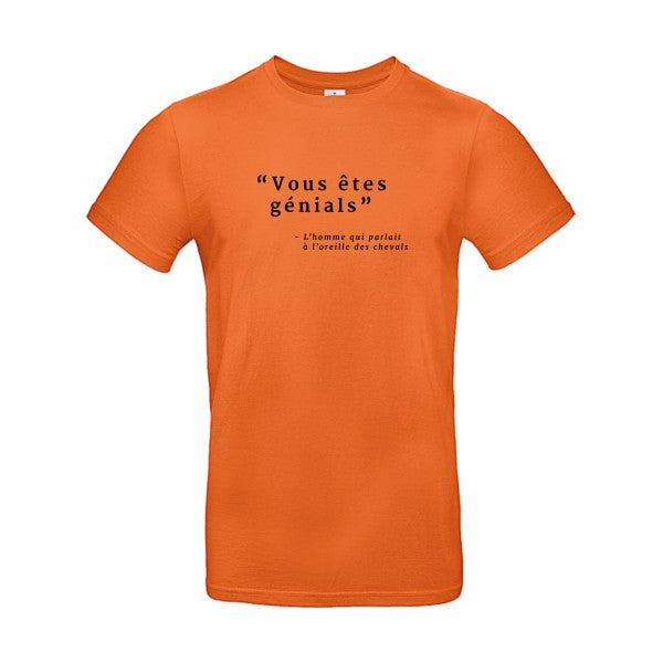 Vous êtes génialsFlex noir- T-shirt E190|Urban Orange||2XL