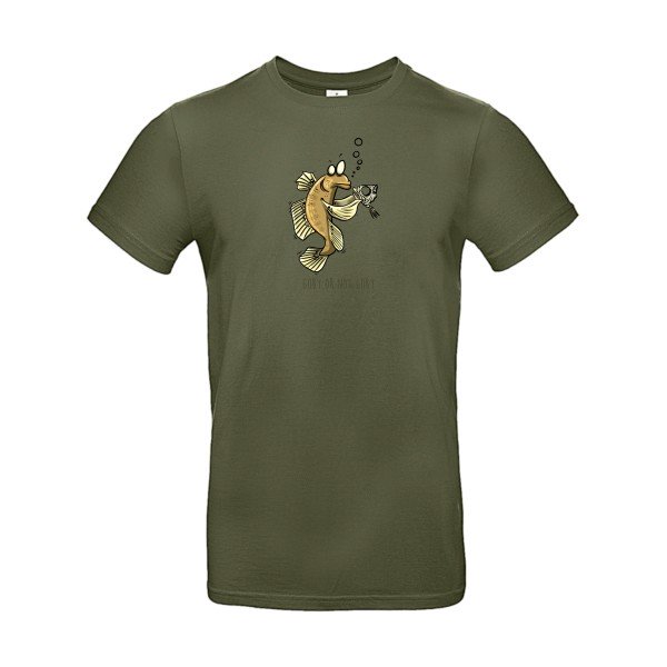 T-shirt humour original Goby Or Not Goby T Shirt couleur Urban Khaki