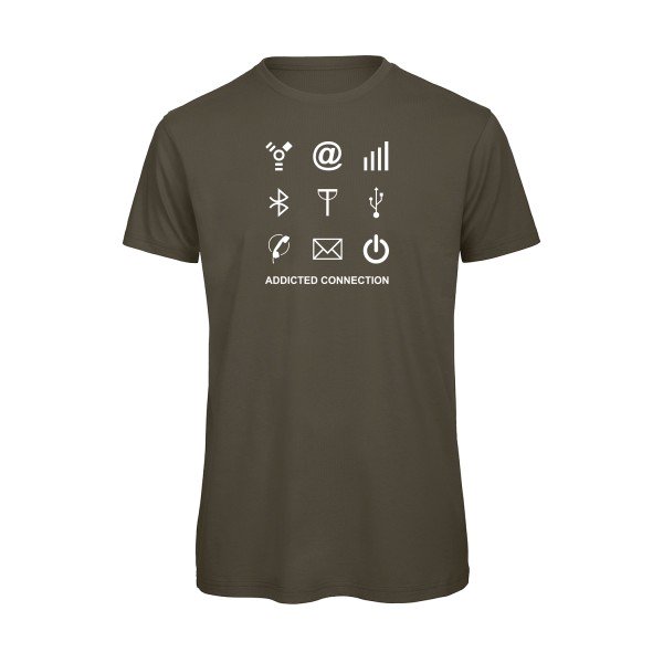 Addicted connection B&C - T Shirt organique T-shirt bio