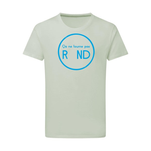 ça ne tourne pas rond ! - Flex bleu clair Tshirt original Pastel Macchiato  2XL