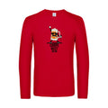 chope-must-go-on-t-shirt-manches-longues-original-humour -Red