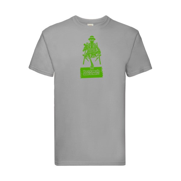 T-shirt|Y a-t-il une vie avant la mort ? |Vert pomme|Fruit of the loom 205  G